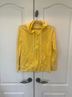Eddie Bauer Bright Yellow Zip Hoodie